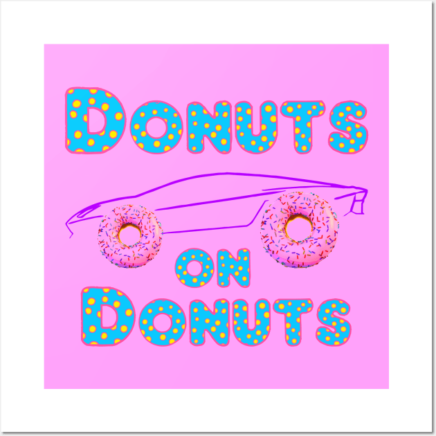 Donuts on Donuts Wall Art by FurryBallBunny